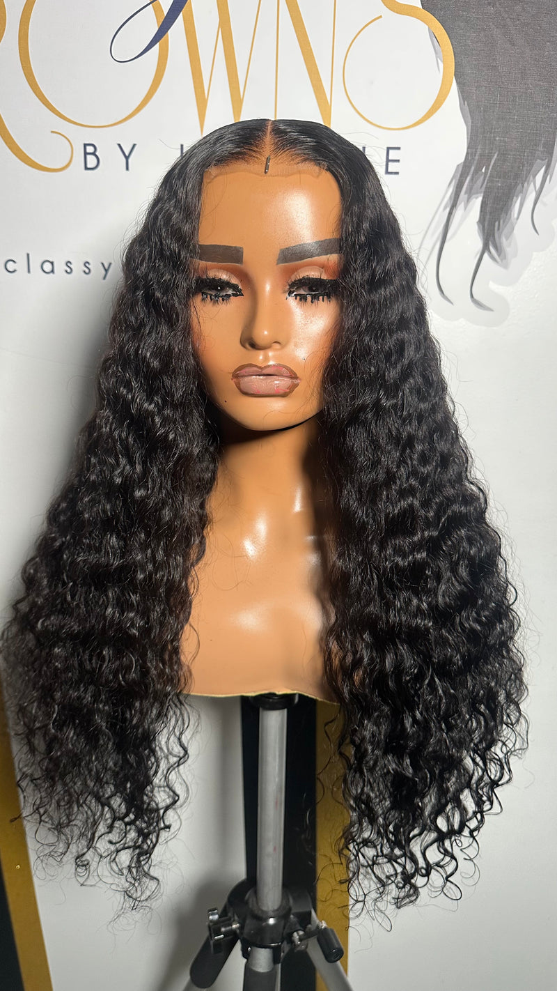 2x6 HD Lace Closure Wig Deep Wavy